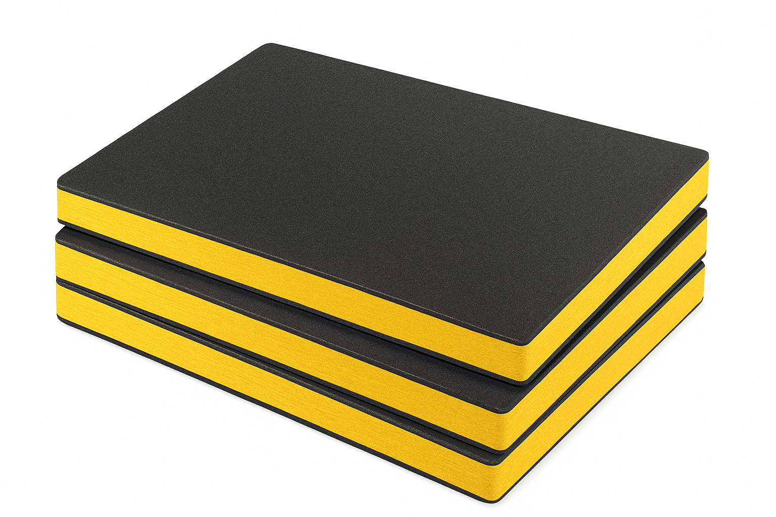 Shadow Foam for Rubbermaid Brute Handle Utility Cart – (Medium) – 3 Pack